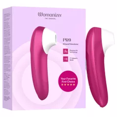 Womanizer Pro - ilmava pulsaatio-klitoriskiihotin (pinkki)