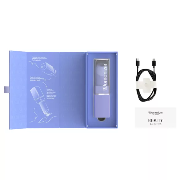 Womanizer Beauty - huulipunan muotoinen ilmuaalto-klitorisvibraattori (liila)