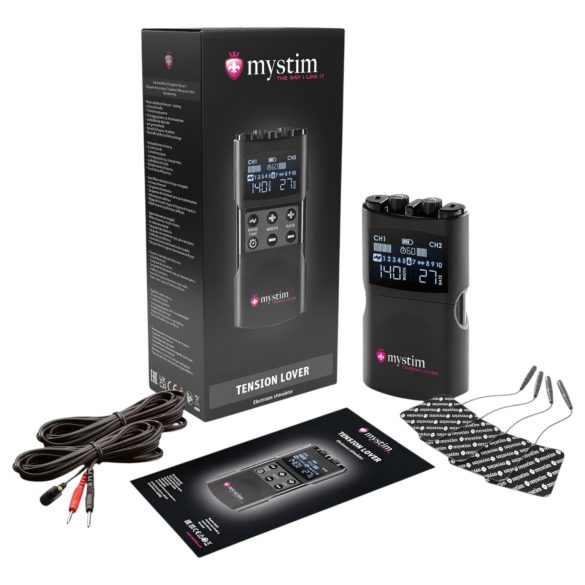 mystim Tension Lover 2 – digitaalinen elektrosarja (musta)