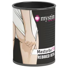 Mystim - masturbaattori - ribbed/lameellinen - valkoinen