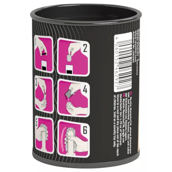 Mystim - masturbaattori - aaltokuvioitu - valkoinen