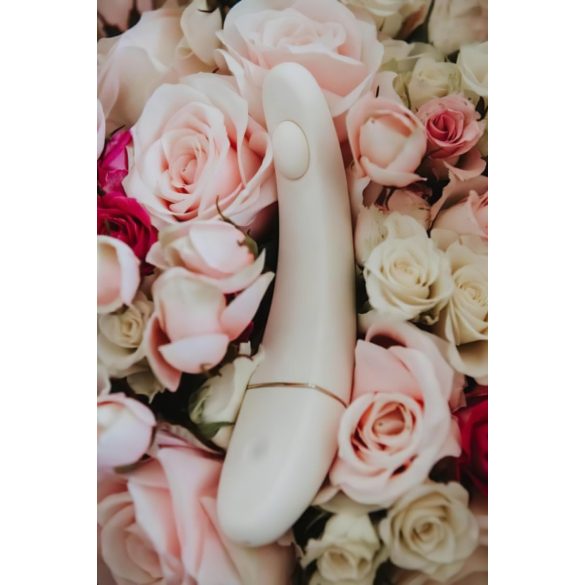 OhMyG - ladattava, sykkivä G-pistevibraattori (valkoinen)