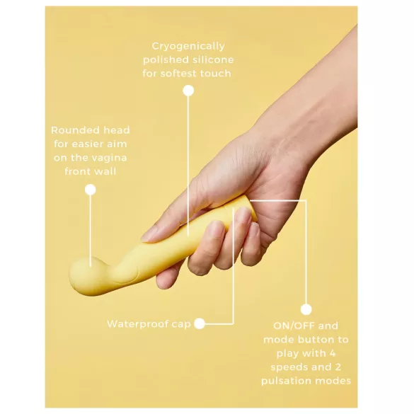 Smile Makers - Tennisvalmentaja-vibraattori (keltainen)