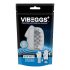 VIBEGGS Blow Misty - värisevä muna-masturbaattori (valkoinen)