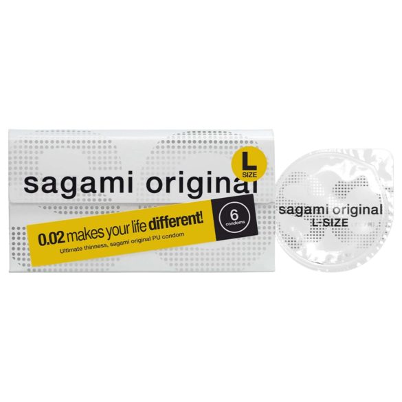 Sagami Original 0.02 L - kondomi - 58mm - 6 kpl