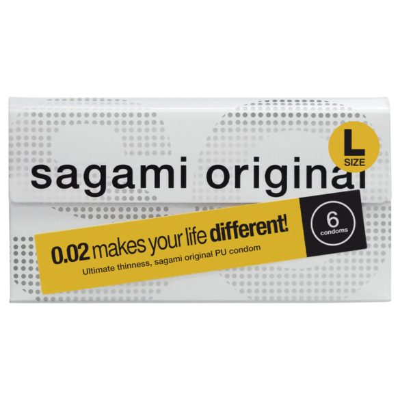 Sagami Original 0.02 L - kondomi - 58mm - 6 kpl