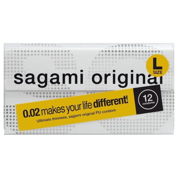 Sagami Original 0,02 L - kondomi - 58mm - 12 kpl