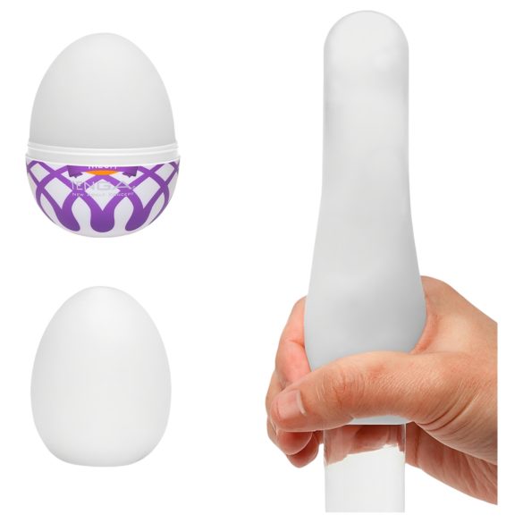TENGA Egg Mesh - munanmuotoinen masturbaattori (1kpl)