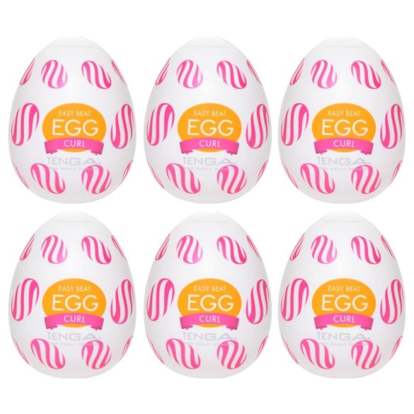 TENGA Egg Curl - munasarjamasturbaattori (6kpl)