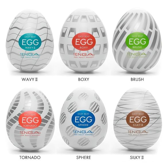 TENGA Egg - muna-masturbaattorisetti - 6 kpl