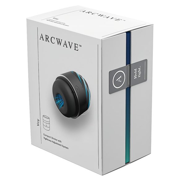 Arcwave Voy - pyörivä puristinmasturbaattori miehille (musta)