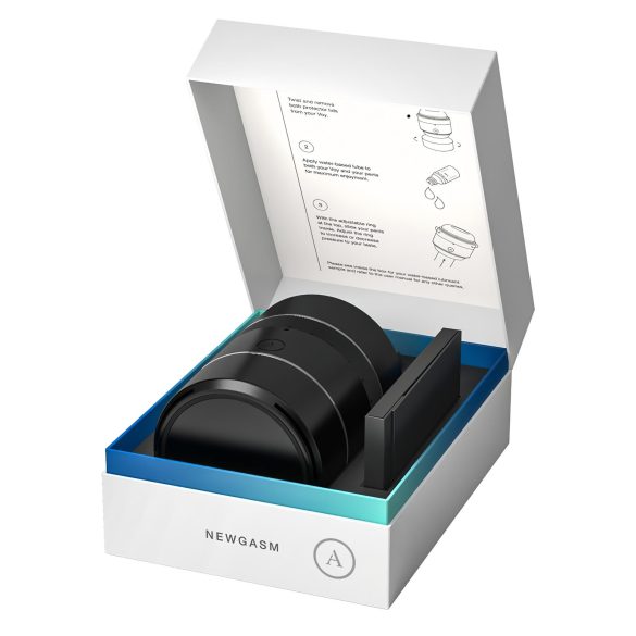 Arcwave Voy - miesten masturbaattori - puristus ja pyörintä - musta