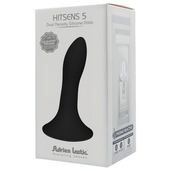 Adrien Lastic - anaalidildo - lämpöreaktiivinen - musta