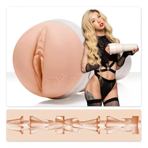 Fleshlight Kenzie Reeves Creampuff - realistinen tekovagina - iho