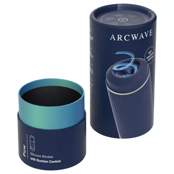 Arcwave Pow - miesten masturbaattori - manuaalinen imu - sininen