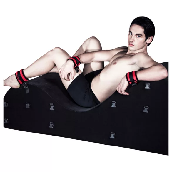 Liberator Black Label Esse - muokattava 3-osainen seksisohva (musta)