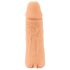 Luonnollinen - penisjatko & tekovagina - 18 cm (luonnollinen)