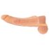 Nature Skin - 2in1 tekopillu & peniskiinnike - 23cm (nude)