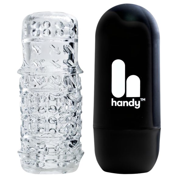 The Handy TrueGrip Gen 2 - läpinäkyvä masturbaattori