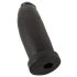 Realistixxx Real Giant - jättidildo - 30 cm (musta)