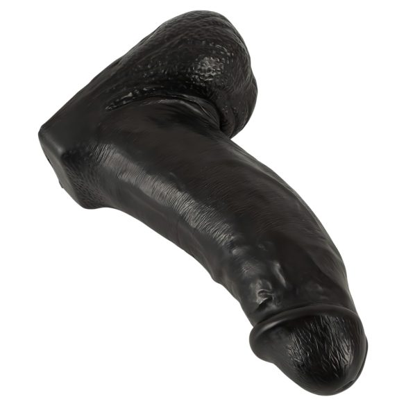 Realistixxx Real Giant - realistinen dildo kiveksillä - 22 cm - musta