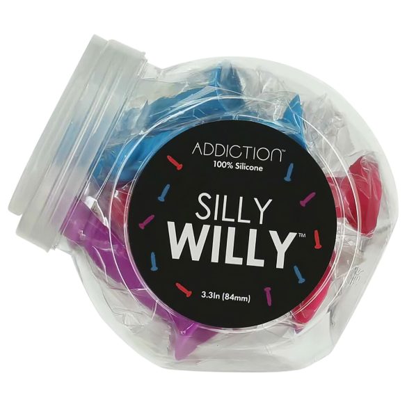 Silly Willy - silikonitappi 12 kpl (värikäs)
