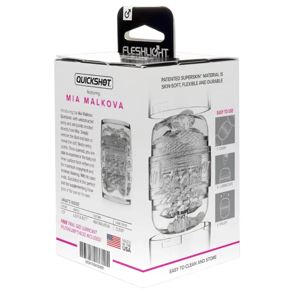 Fleshlight Quickshot Mia Malkova - matkakokoinen masturbaattori