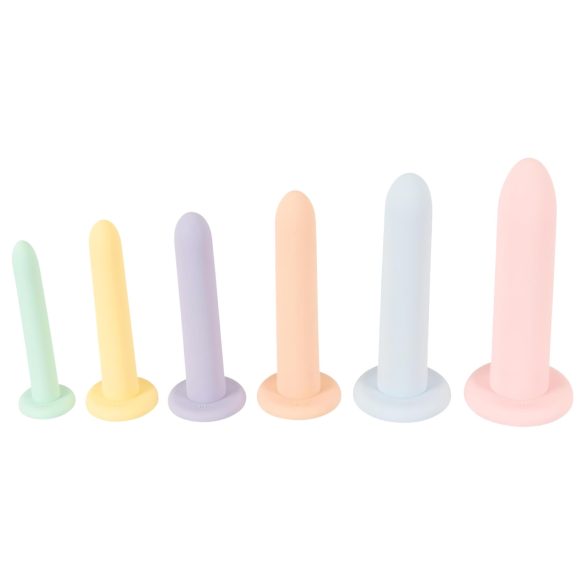 Six in a Row - dildo-harjoitussetti - 6 kpl - monivärinen