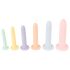 Six in a Row - dildo harjoittelusetti - 6 kpl (värikäs)