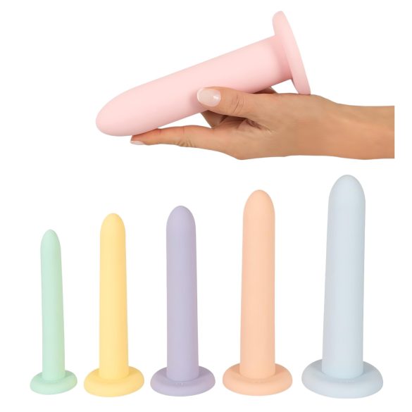 Six in a Row - dildo-harjoitussetti - 6 kpl - monivärinen