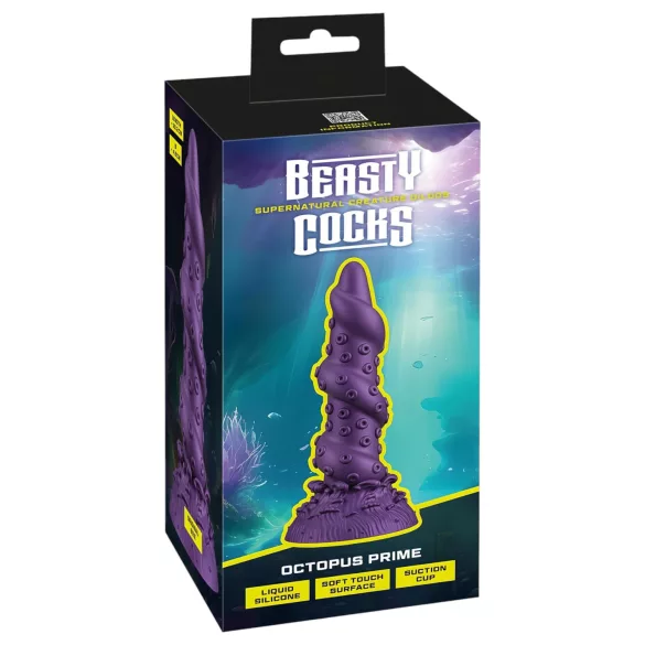 Beasty Cocks Octopus Prime - polipidildo - silikoni - violetti