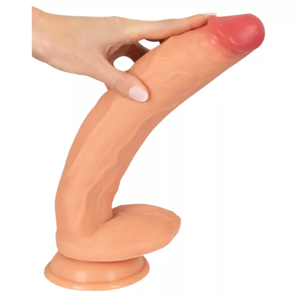 Realistixxx Real Giant - realistinen suuri dildo kiveksillä - iho