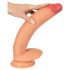 Realistixxx Aito Jätti - erittäin suuri kivesosallinen dildo (luonnollinen)