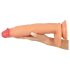 Realistixxx Aito Jätti - erittäin suuri kivesosallinen dildo (luonnollinen)