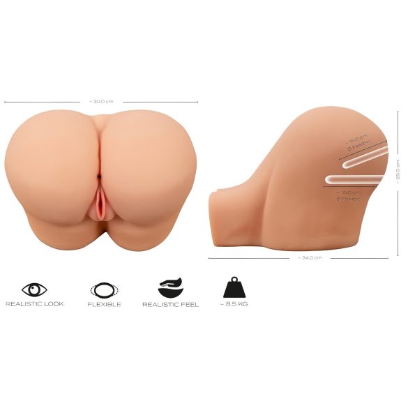 Realistixxx Style V - realistinen torso masturbaattori