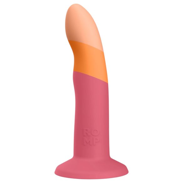 ROMP Dizi - joustava silikoni dildo (pinkki-oranssi)
