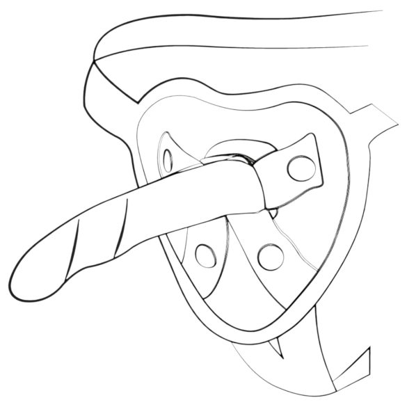 ROMP Piccolo - taipuisa dildo - silikoni - sininen/violetti