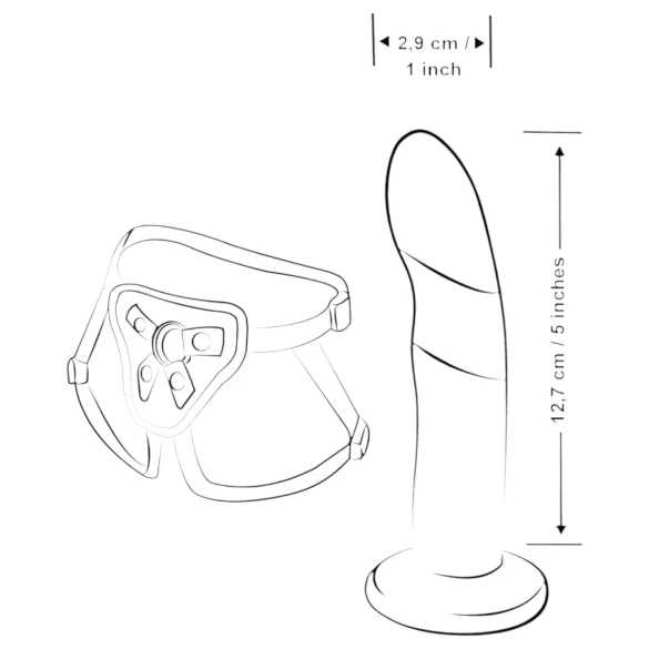 ROMP Piccolo - pegging-setti - musta/sininen