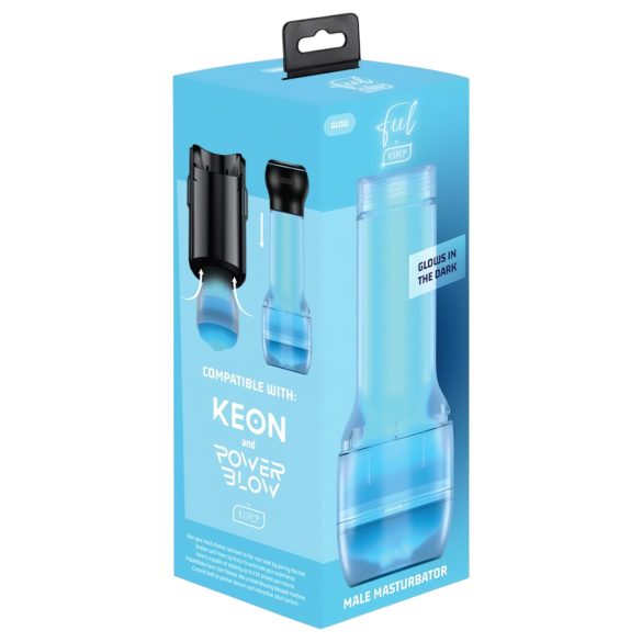 Kiiroo Feel Glow - hehkuva tekopillu - PowerBlow yhteensopiva (valkoinen)