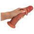 Realistixxx – aidon tuntuinen, kaksikerroksinen dildo (luonnollinen)