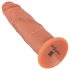 Realistixxx – aidon tuntuinen, kaksikerroksinen dildo (luonnollinen)