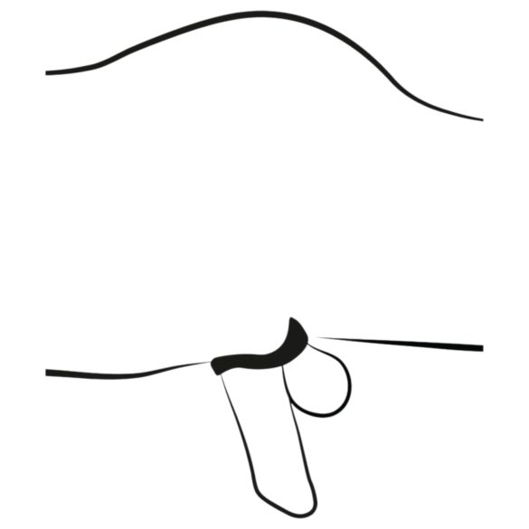 You2Toys - Peniskahvila penisplugilla (musta)