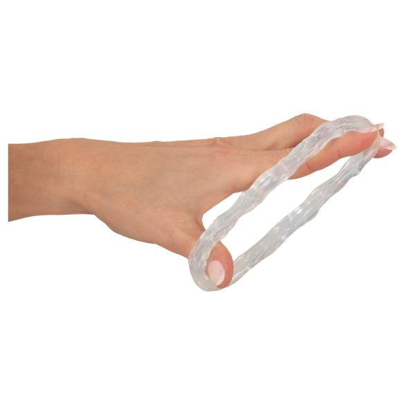 Beau Coeur Parinor - penis- ja kiveysrengas - läpinäkyvä