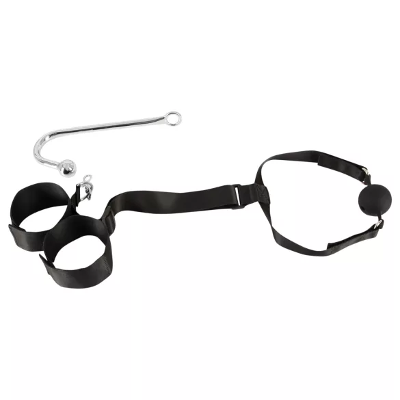 Bad Kitty - bondage-setti (musta)