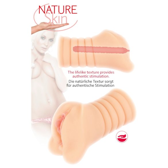 Nature Skin - realistinen vagina masturbaattori - nude