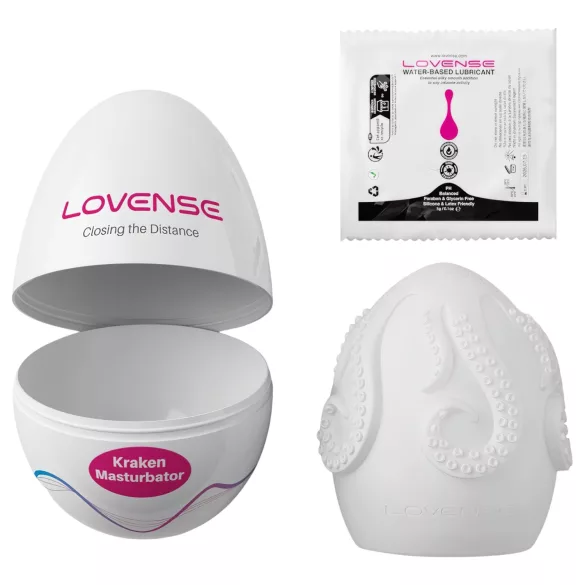 LOVENSE Kraken - masturbaatio­muna - 1 kpl (valkoinen)