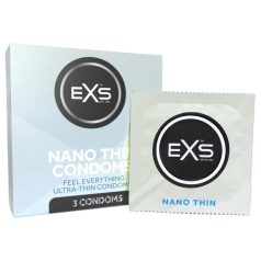 EXS - ultrakapea kondomi - nanoteknologia - 3 kpl