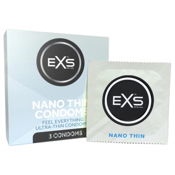 EXS - ultrakapea kondomi - nanoteknologia - 3 kpl