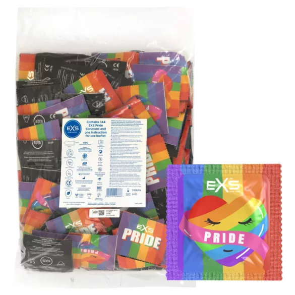EXS Pride - lateksikondomi - 144 kpl