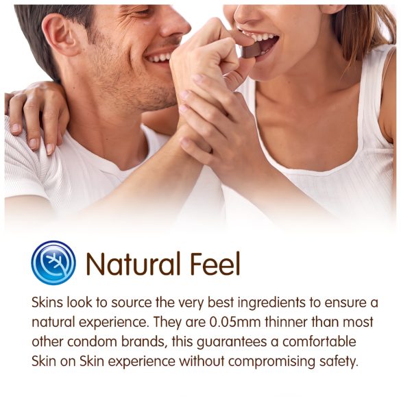 Skins - kondomi - suklaan maku - 8 kpl